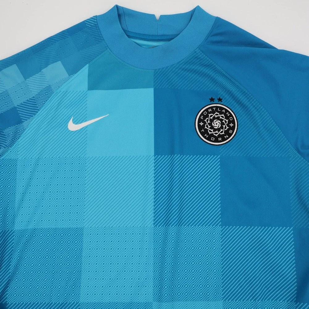 Nike Portland Thorns FC Goalkeeper Jersey Womens XL Blue CV8403-446 Long Sleeve